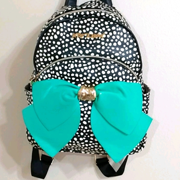Betsey Johnson Handbags - Large Betsey Johnson Big Bow Backpack
